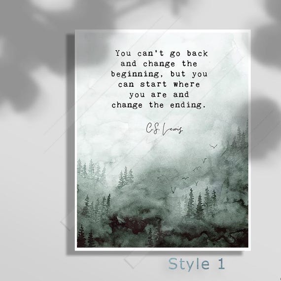 Inspirational Quote Art Print, Office Wall Decor