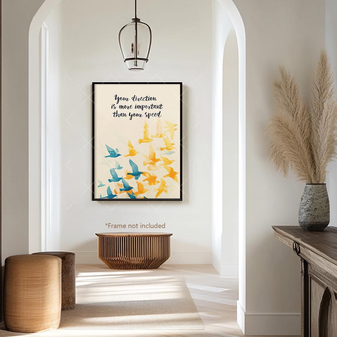 Your Direction Is More Important Than Your Speed Birds Quote Print - Image 2