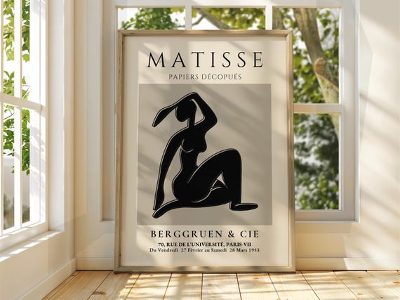 Henri Matisse Poster Exhibition Gallery Print Classic Art Fauvism Painting