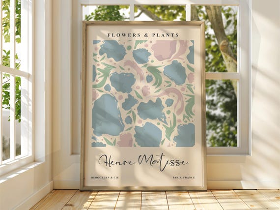 Henri Matisse Poster Exhibition Gallery Print Classic Art Fauvism Painting