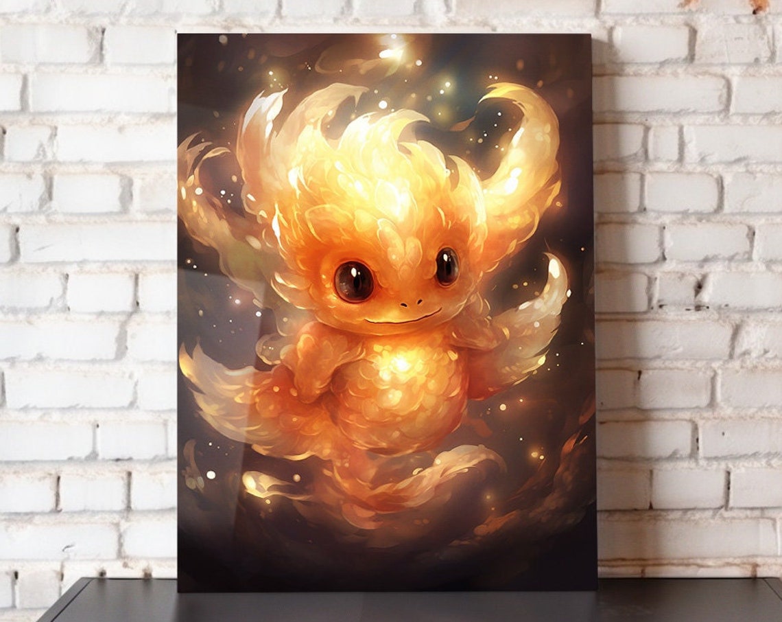 Embert The Fire Element Metal Art Print
