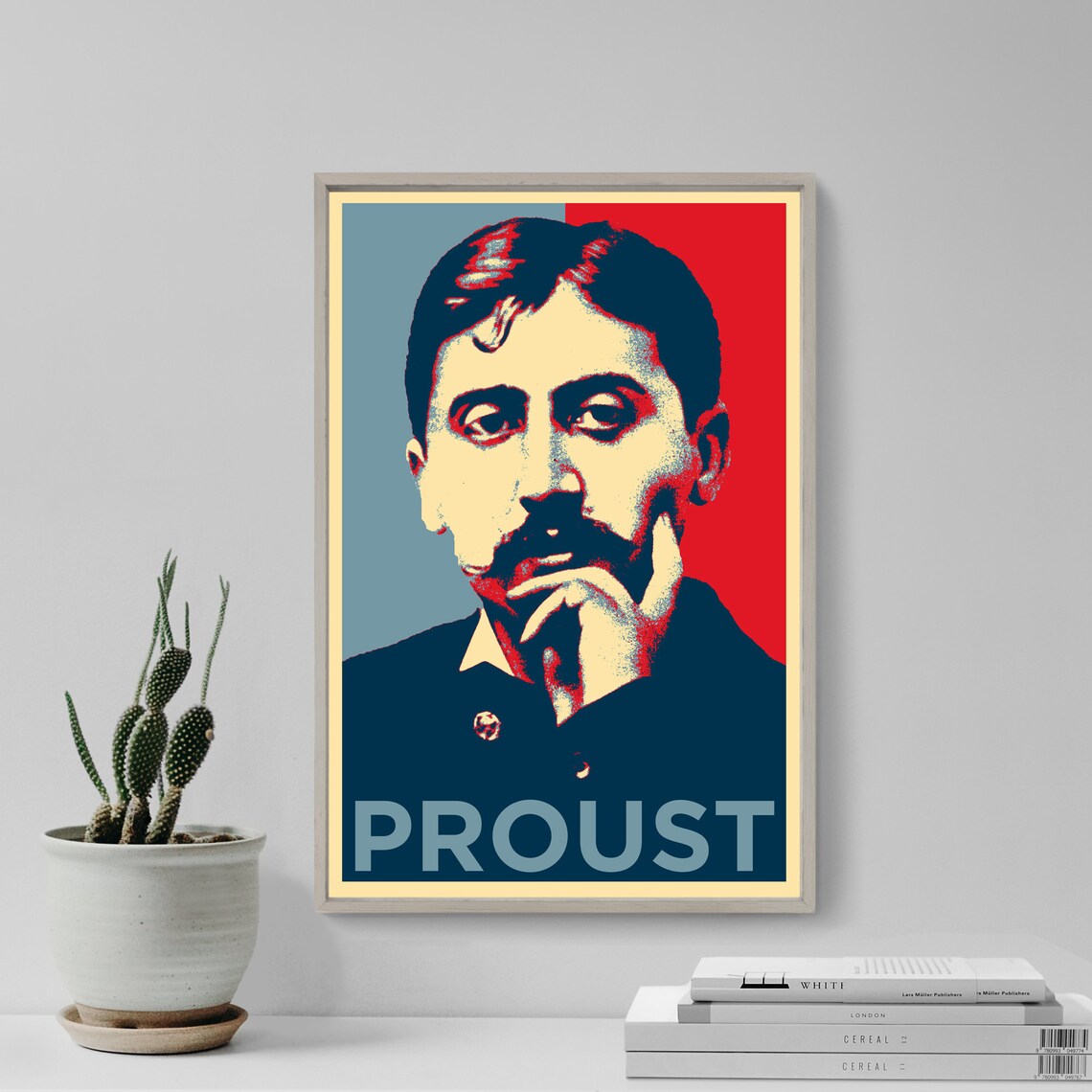Marcel Proust Art Print, Hope Home Decor