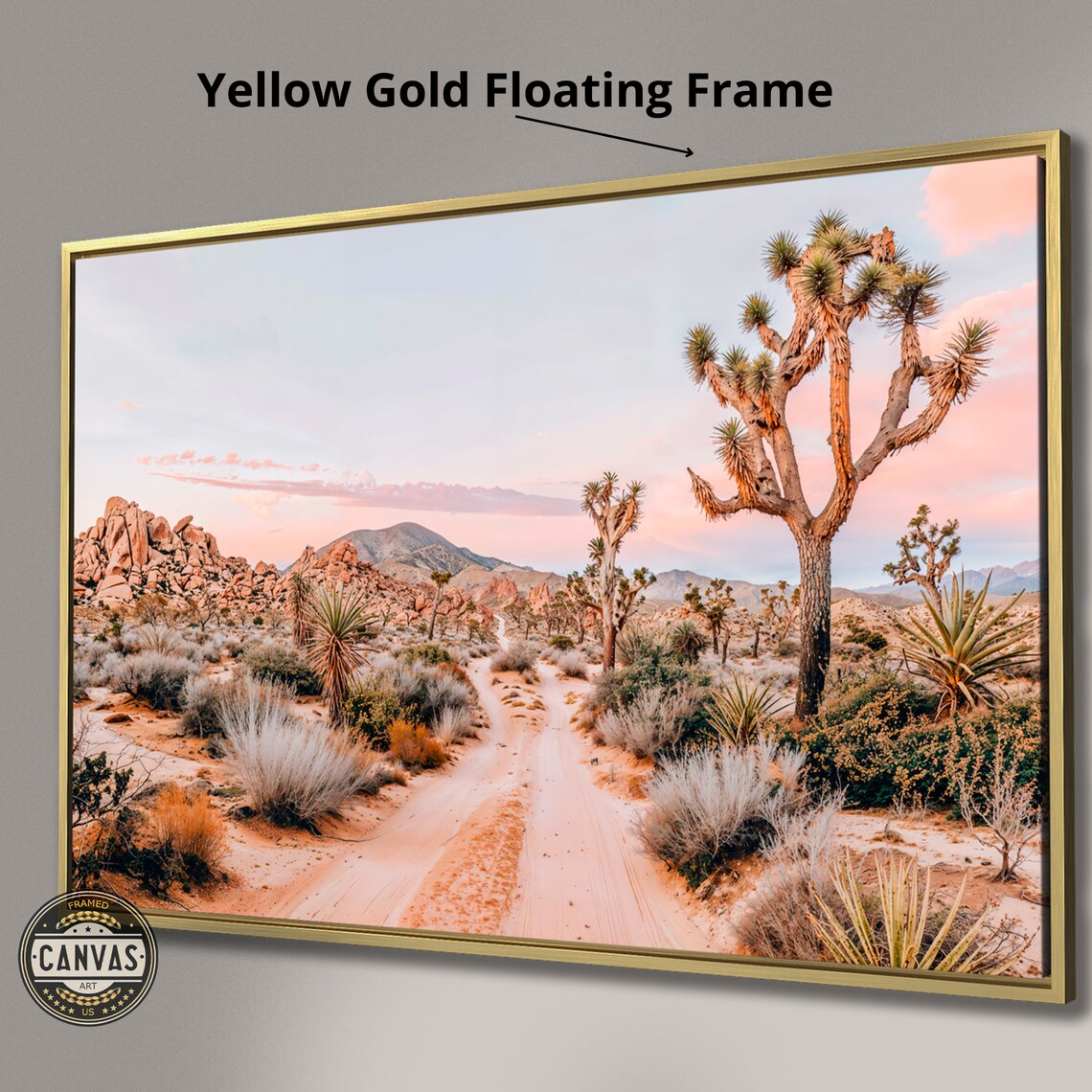 Joshua Tree Desert Landscape Art Print, California - Image 4