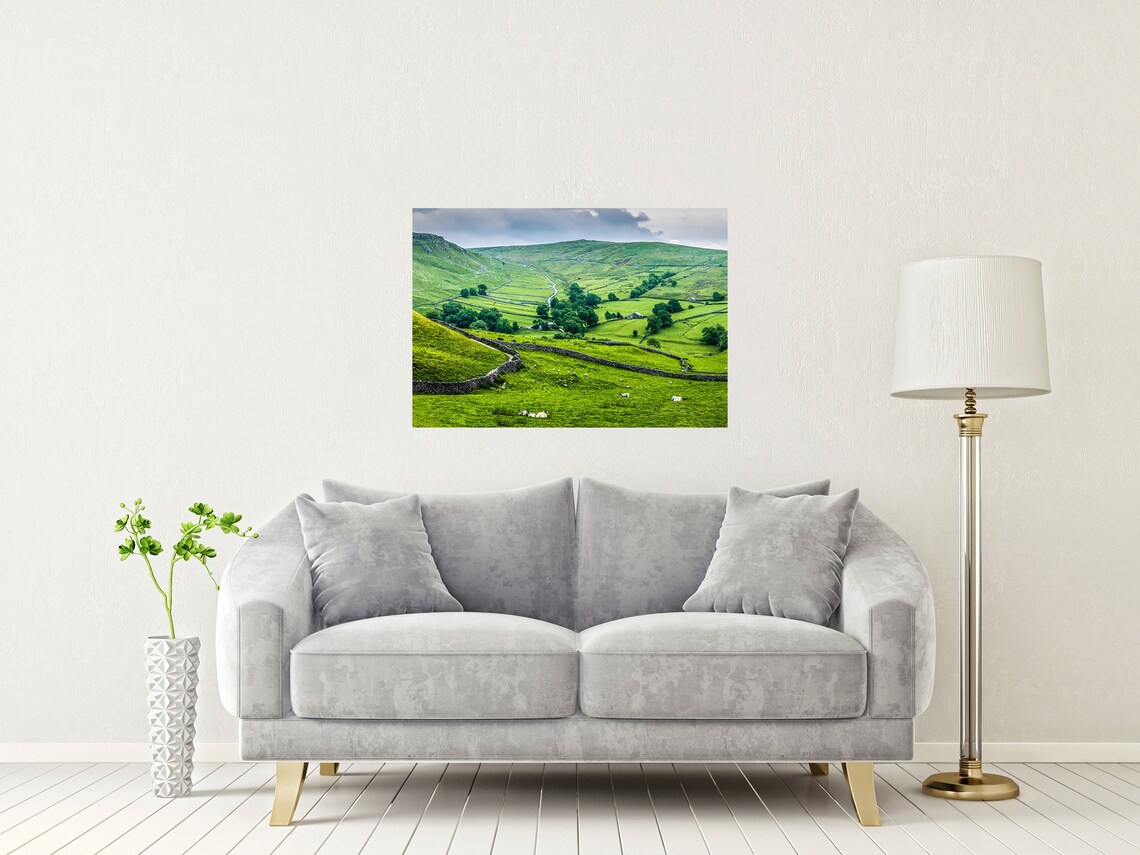 Yorkshire Dales Countryside Travel Poster, England - Image 2