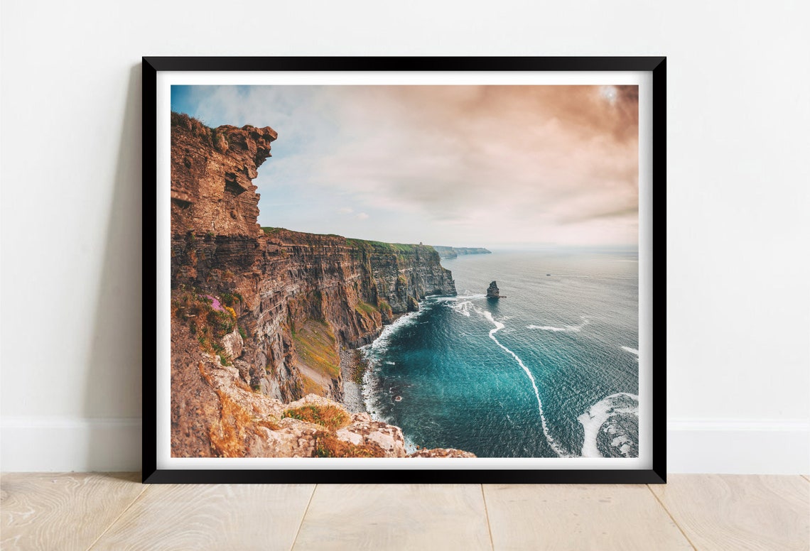Cliffs Of Moher County Clare Ireland Wild Atlantic Coast Poster