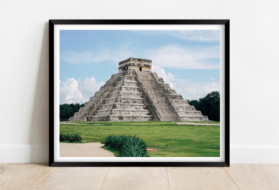 Chichen Itza Mayan Ruins Yucatn Mexico Limited Edition Print Photography Fine Art Wall Art Exclusive Print Poster Photo Mex