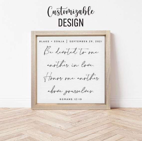 Your Custom Bible Verse Framed Unframed File Options Available Valentines Day Gift Couples Decor Gifts For Her