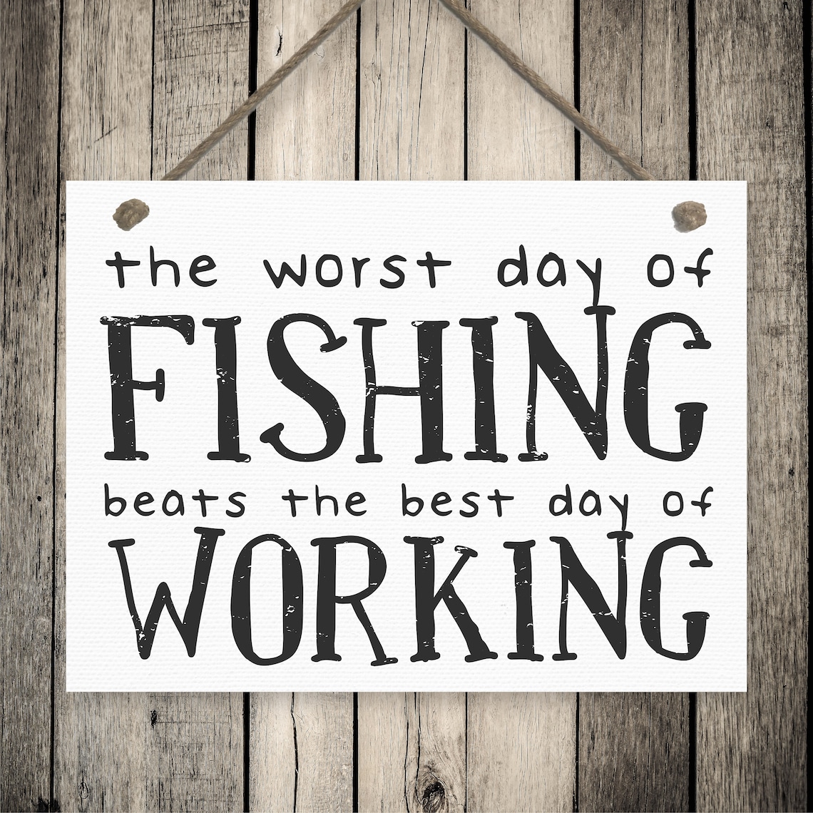 Worst Day Of Fishing Beats Best Day Of Working Angler Poster - Image 2