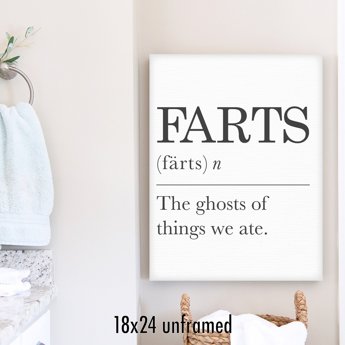 Farts: The Ghosts Of Things We Ate, Bathroom Humor Poster - Image 3