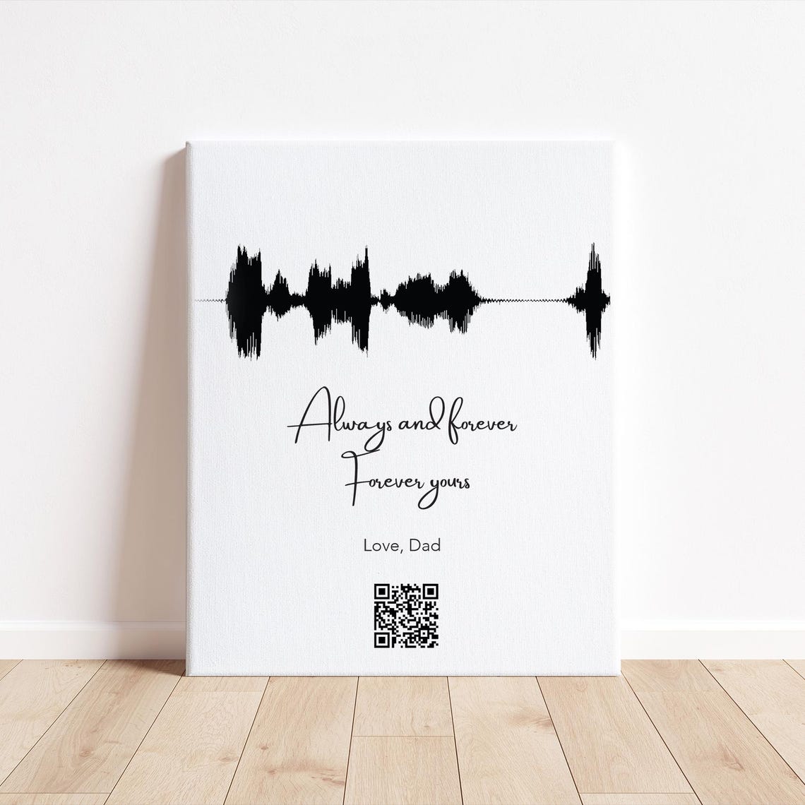 You'll Always Be My Best Friend Soundwave QR Code Friendship Poster - Image 3