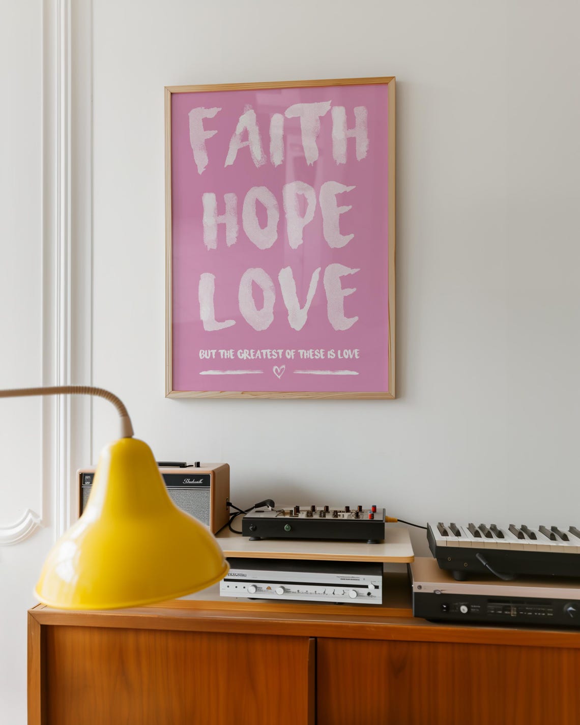 Christian Wall Art Scripture Wall Art Bible Verse Wall Art Christian Wall Decor Trendy Christianity Art Print Cute Scripture Wall Art - Image 4