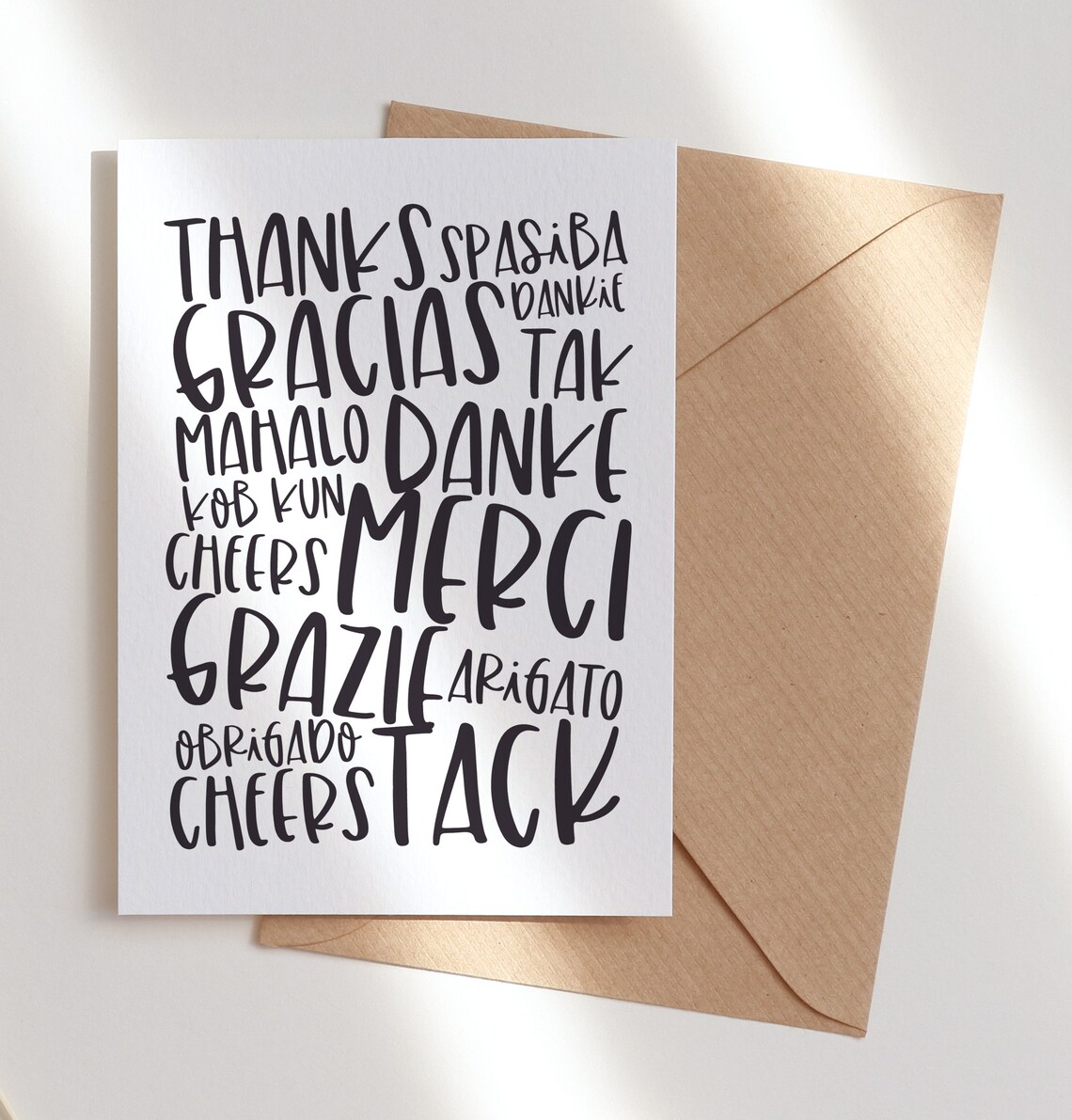 Thank You Languages, Merci Gracias Danke Art Print - Image 3