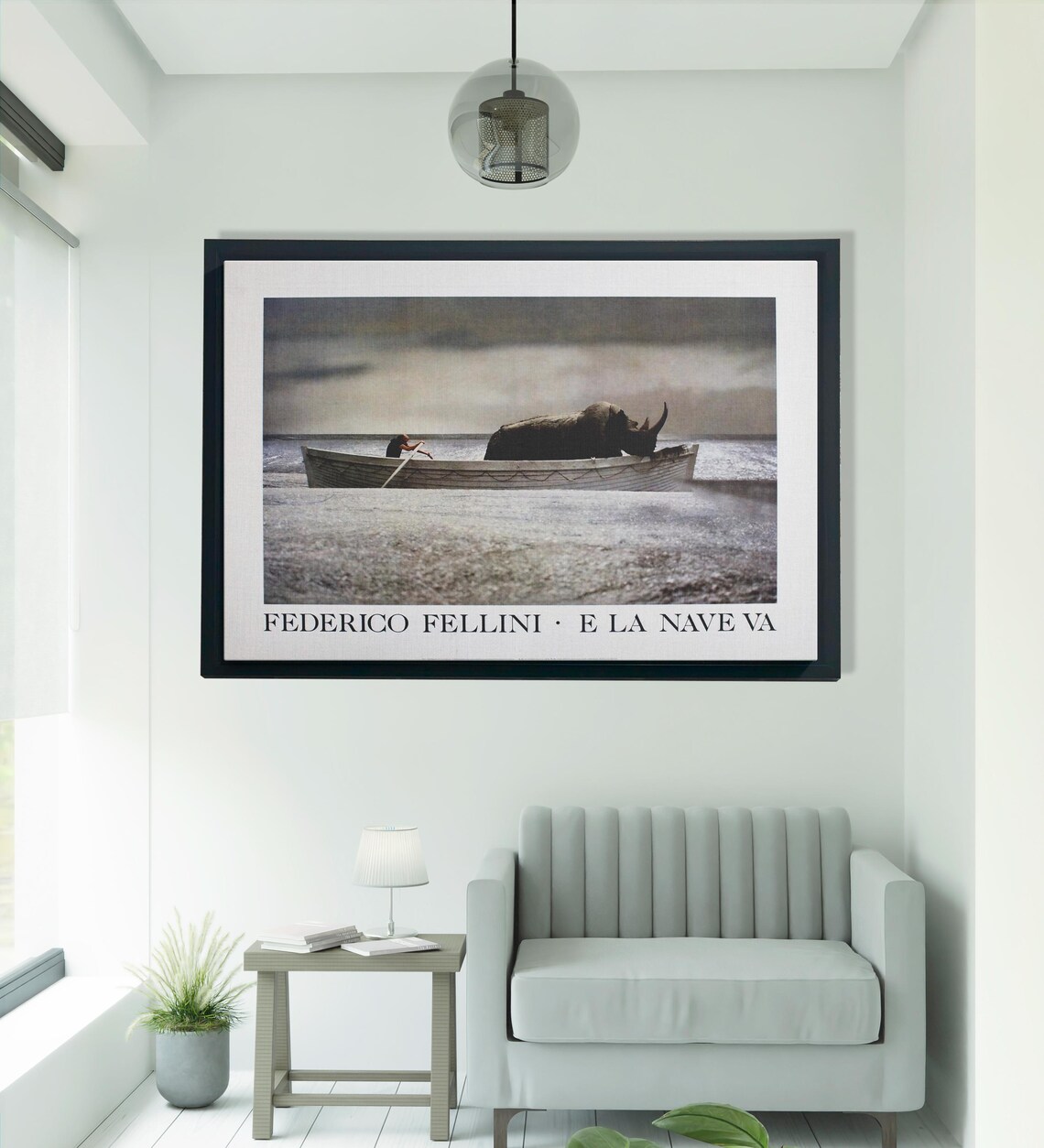 Federico Fellini Vintage Print, The Ship Goes E La Nave Va
