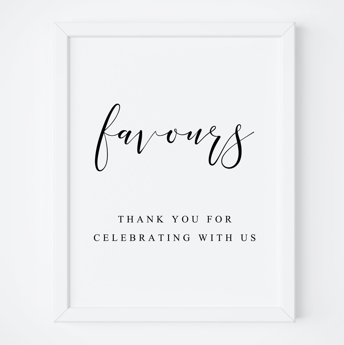 Favours Sign Wedding Favor Sign, Reception Decor