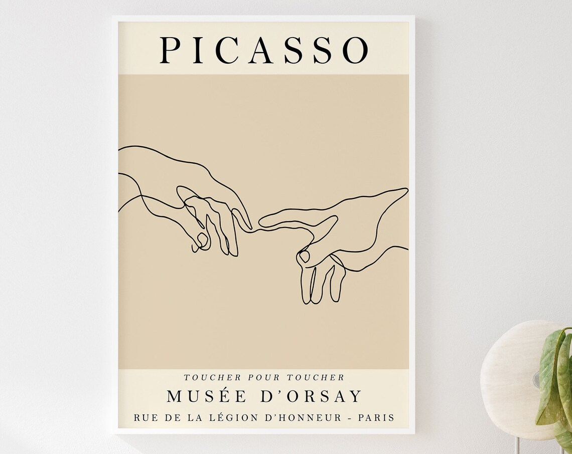 Picasso Toucher Pour Toucher Exhibition Art Print - Image 2