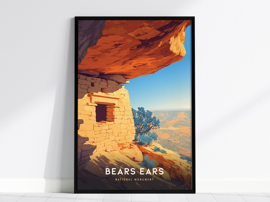 Bears Ears National Monument, House Of Fire Art Print