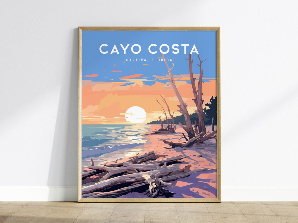 Cayo Costa State Park Captiva Island Sunset Art Print