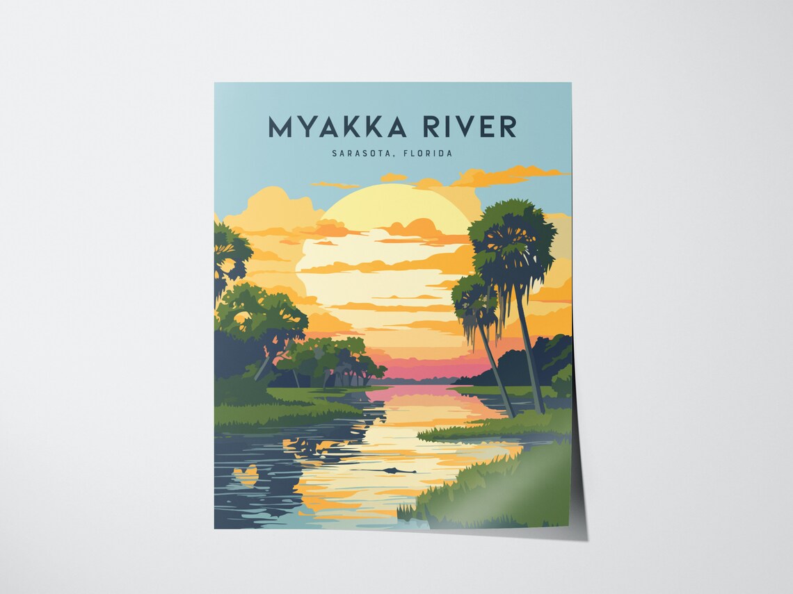 Myakka River Sarasota Florida State Park Art Print