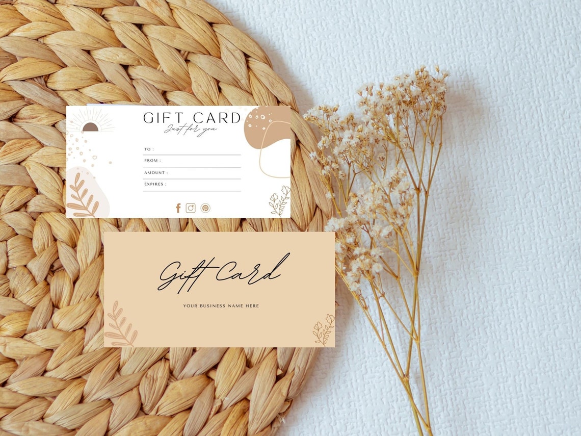 Editable Gift Certificate Template Gift Certificate Template Modern Gift Certificate Editable Gift Card Instant Gift Voucher - Image 7