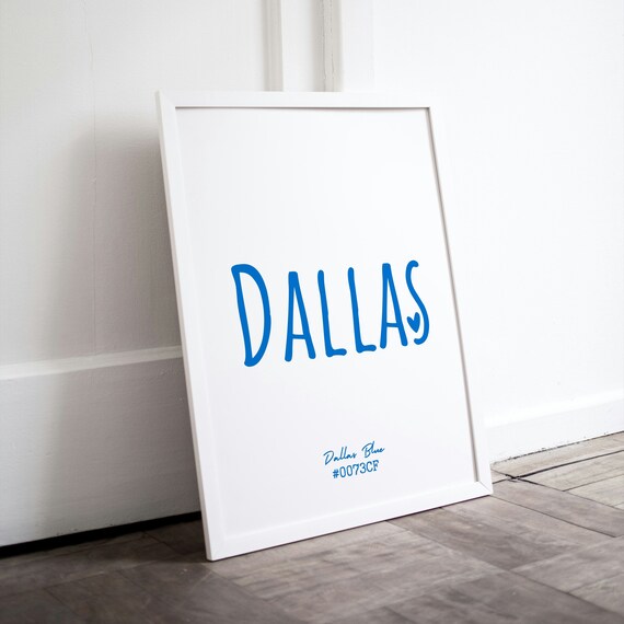 Dallas Posters Dallas Wall Art Typography As Art Dallas Prints Print Home Dallas Poster Typographic Prints Prints Dallas Text Art