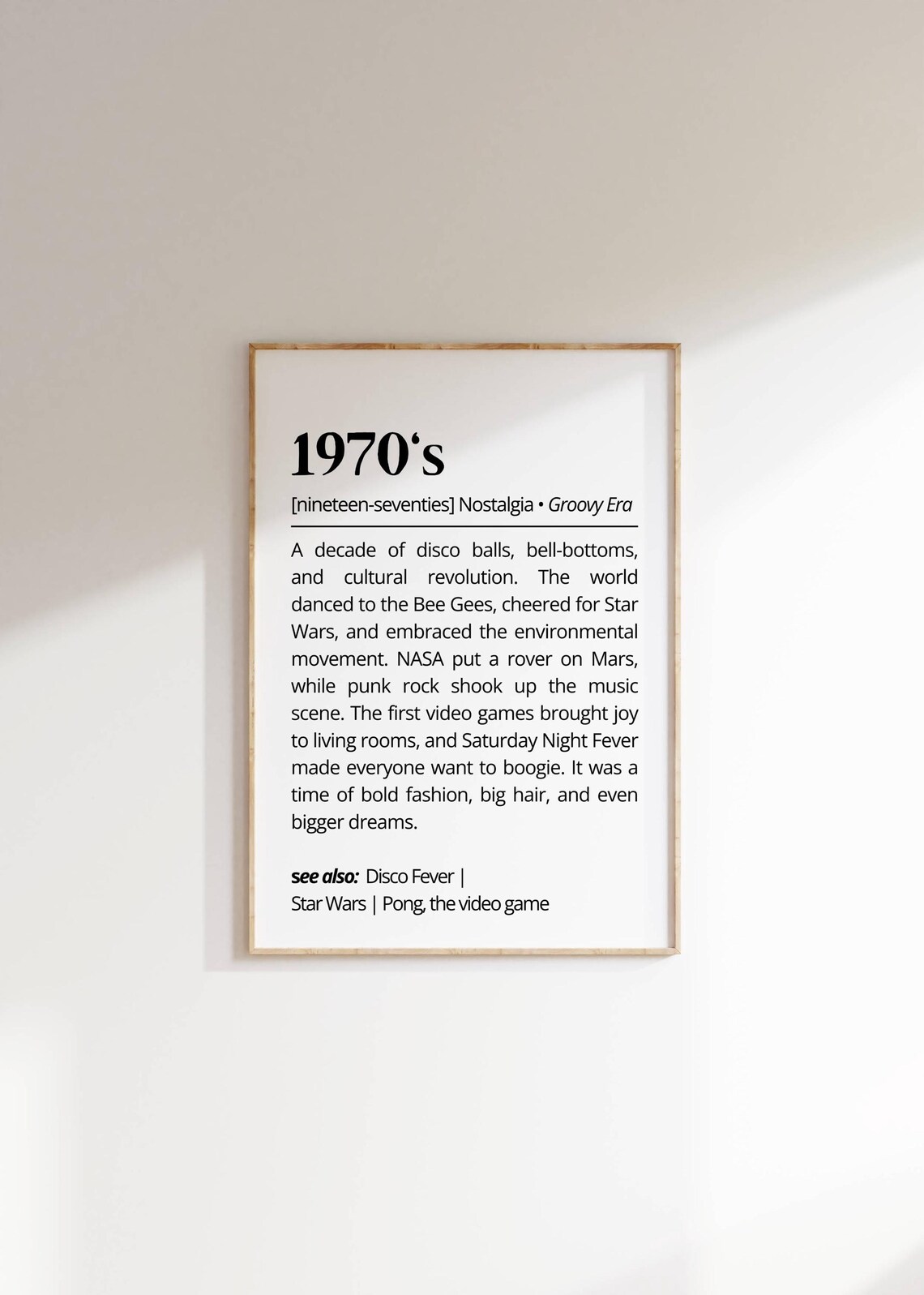 1970s Nostalgia Definition, Groovy Retro Poster - Image 2