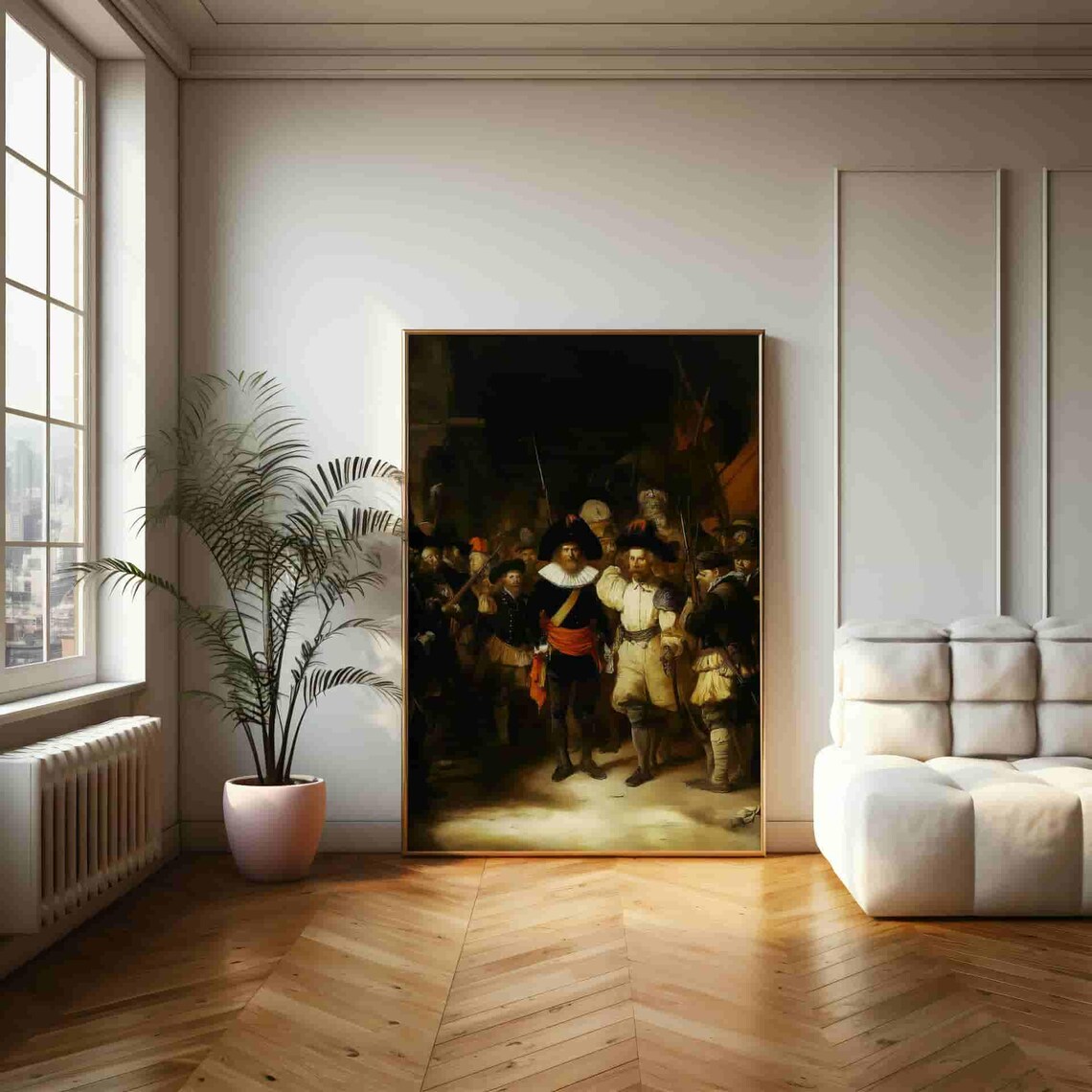 Rembrandt The Night Watch 1642 Dutch Golden Age Painting Poster - Image 2