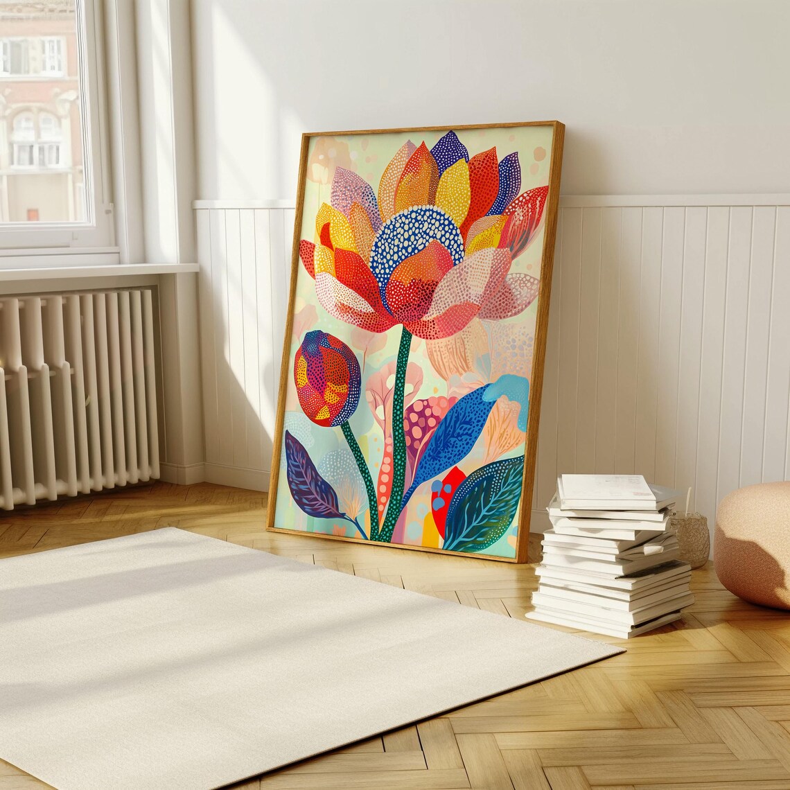 Protea Floral Abstract Art Print, Bold Modern Decor - Image 5