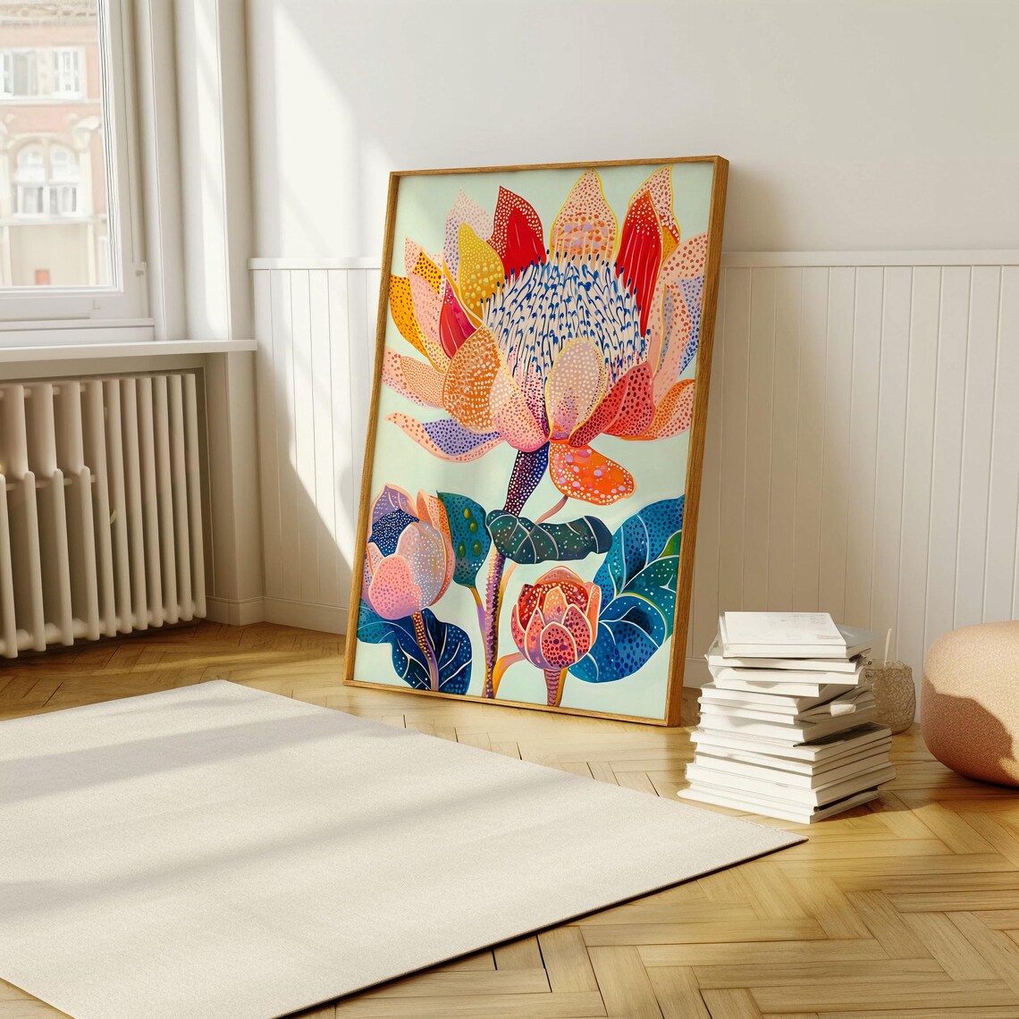 Protea Floral Art, Contemporary Botanical Poster - Image 5