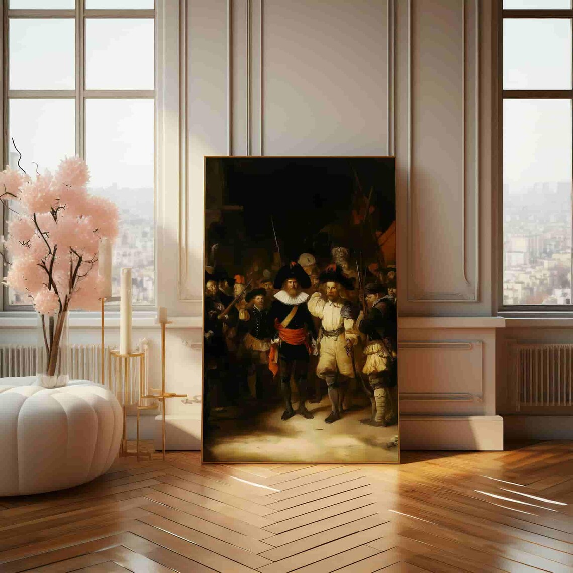 Rembrandt The Night Watch 1642 Dutch Golden Age Painting Poster - Image 4