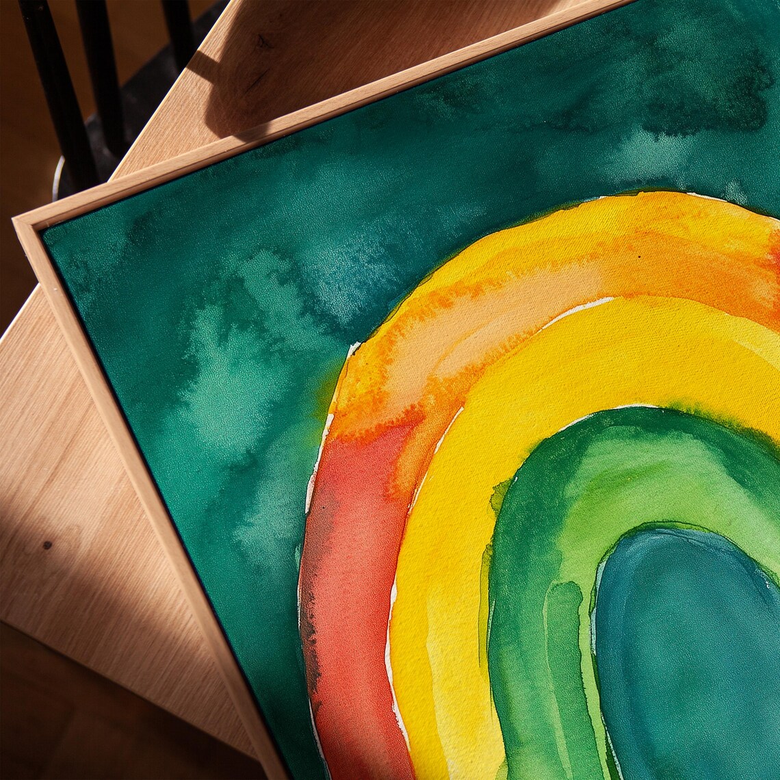 Watercolor Rainbow, Uplifting Nursery Decor Print - Image 3