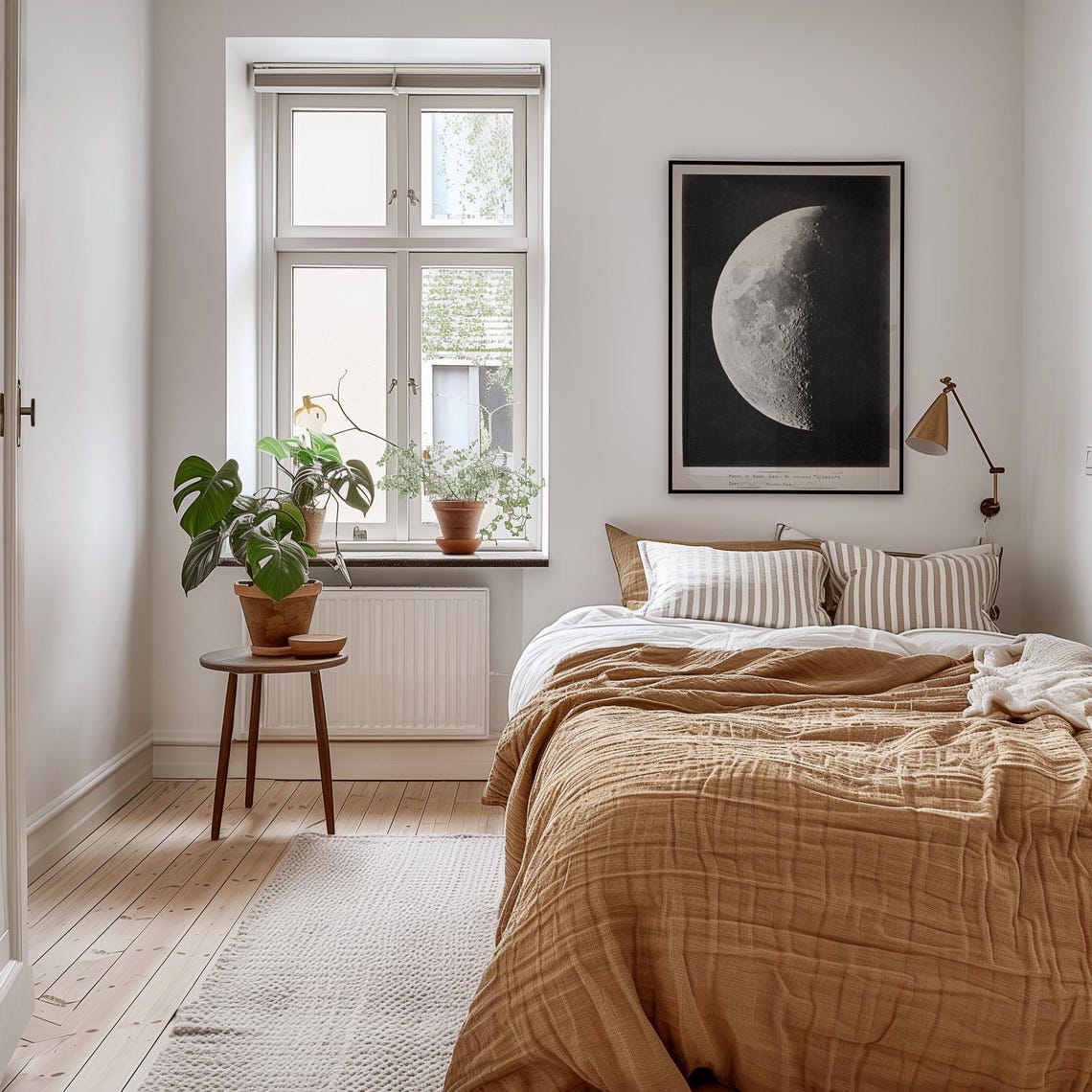 Great Melbourne Telescope Vintage Moon Photo Half Moon Lunar Poster - Image 2