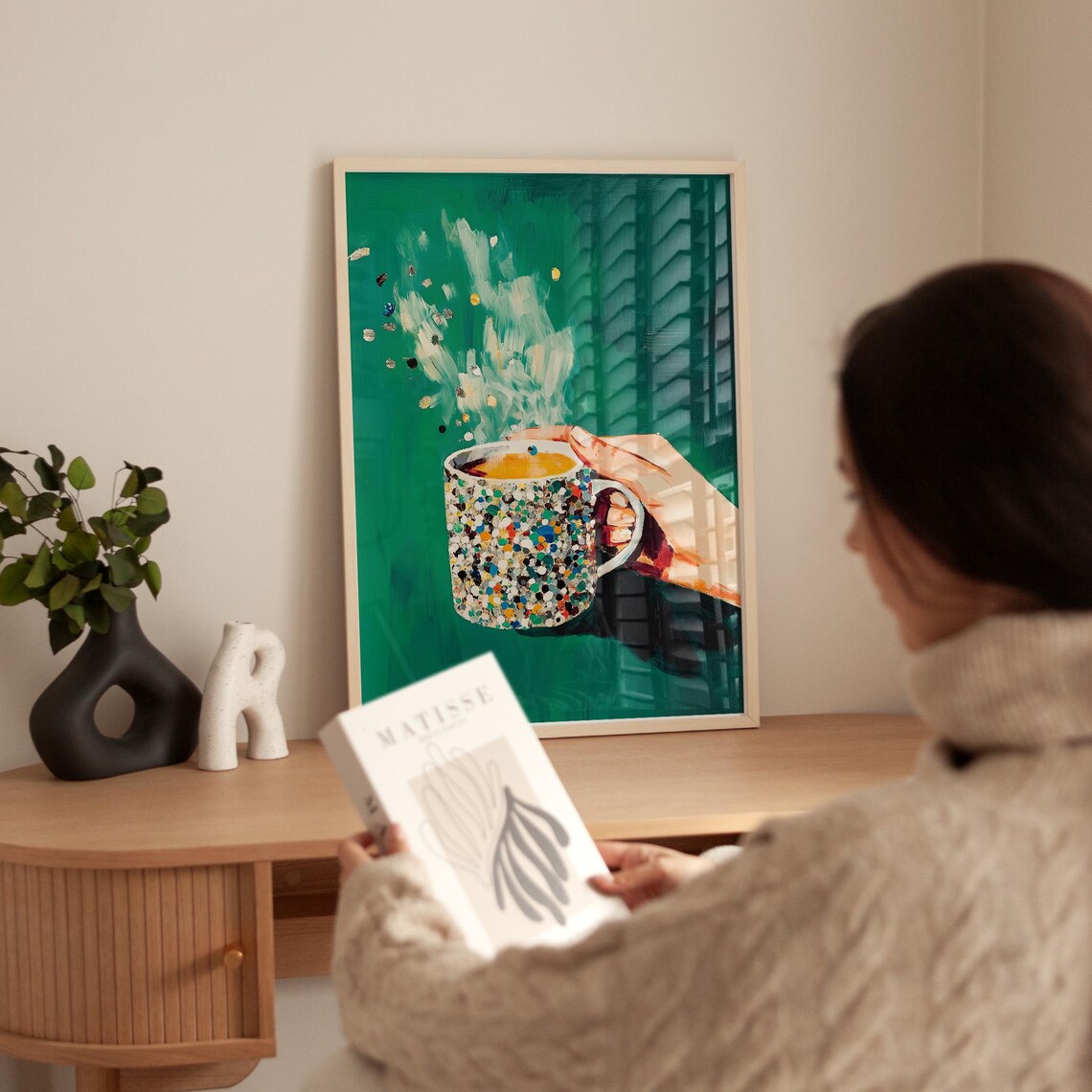 Abstract Coffee Classic Travel Poster - Image 3