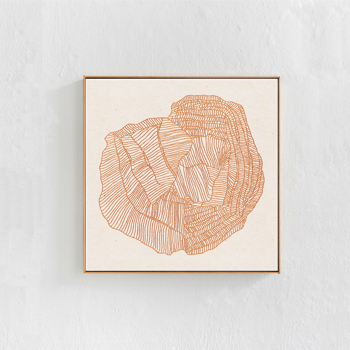 Simple Abstract Drawing, Minimalist Art Print