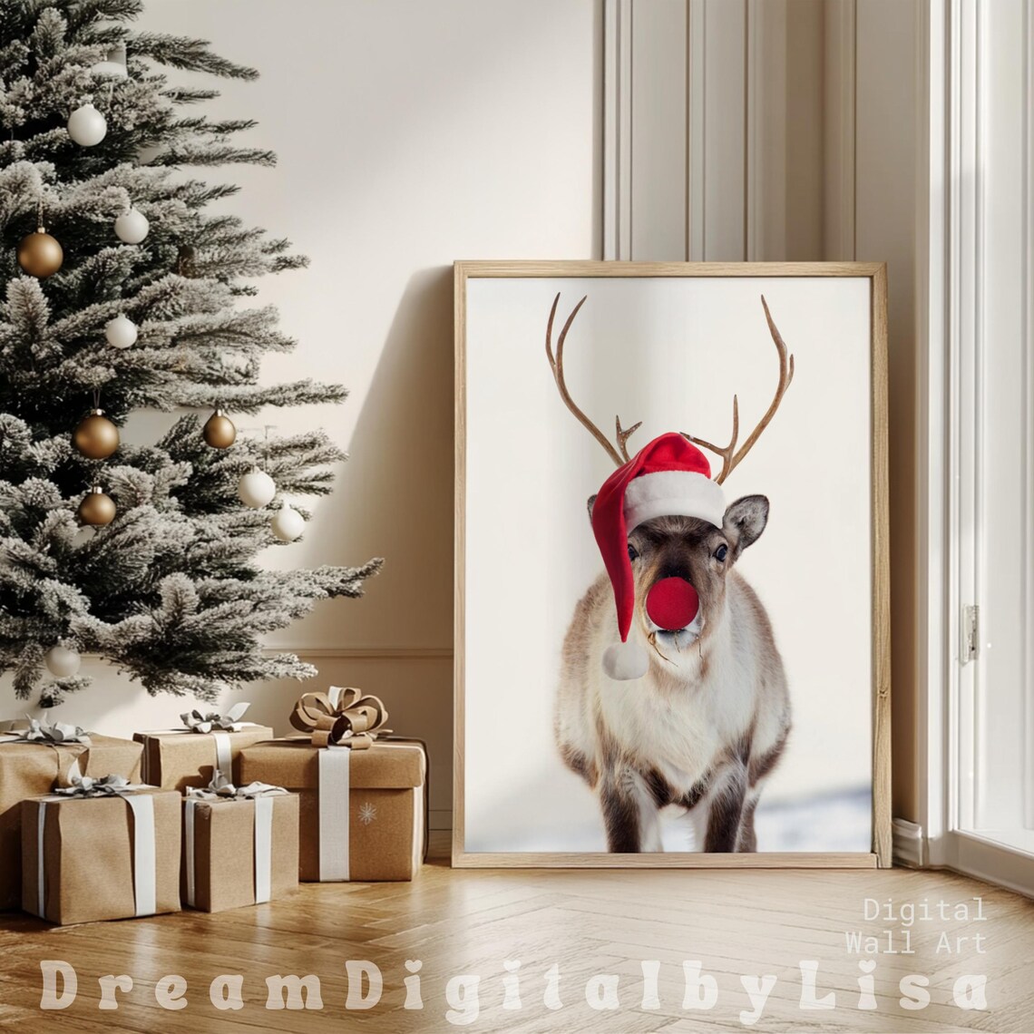 Rudolph The Red-Nosed Reindeer, Christmas Poster - Image 2