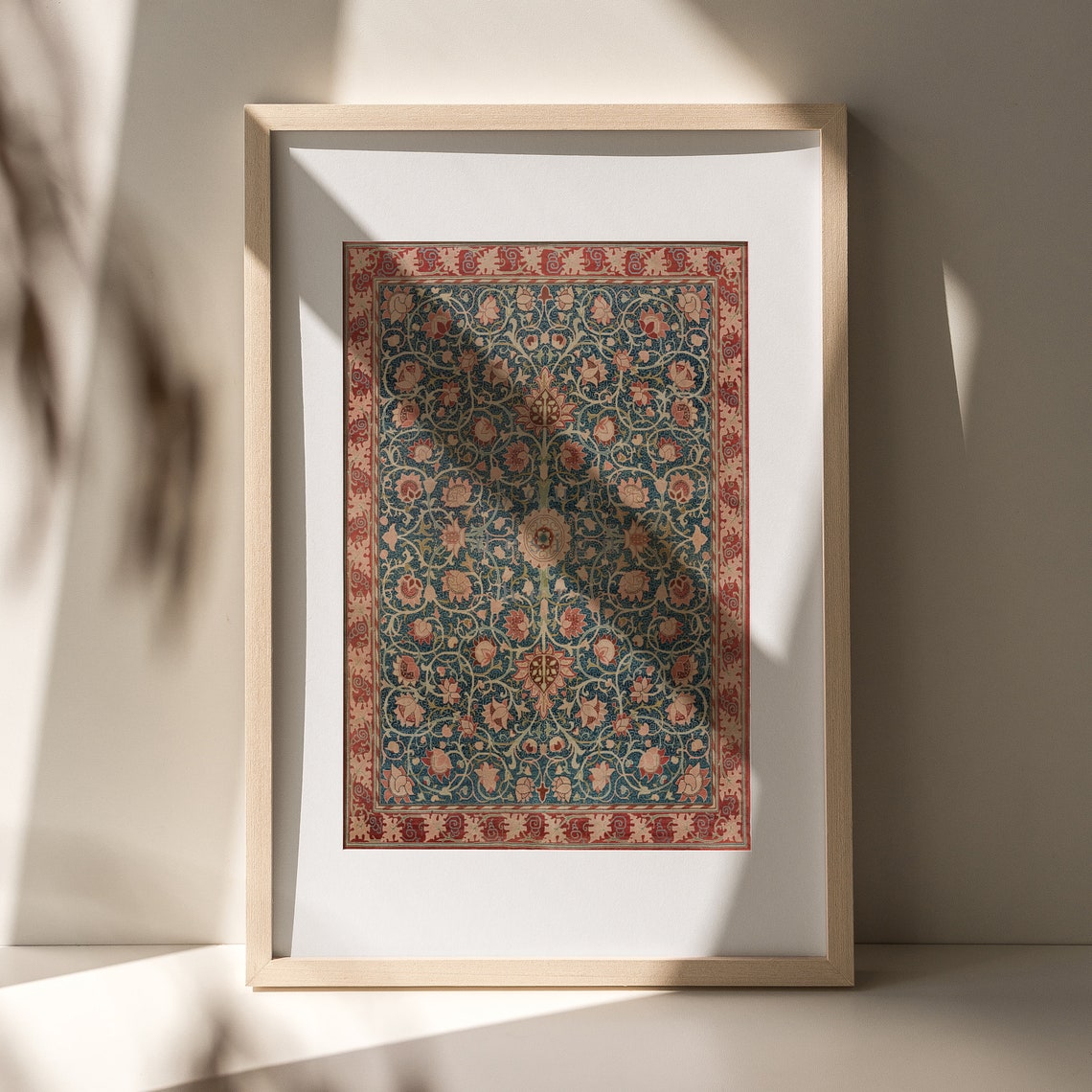 William Morris Antique Rug Tapestry Floral Wall Hanging Poster - Image 7