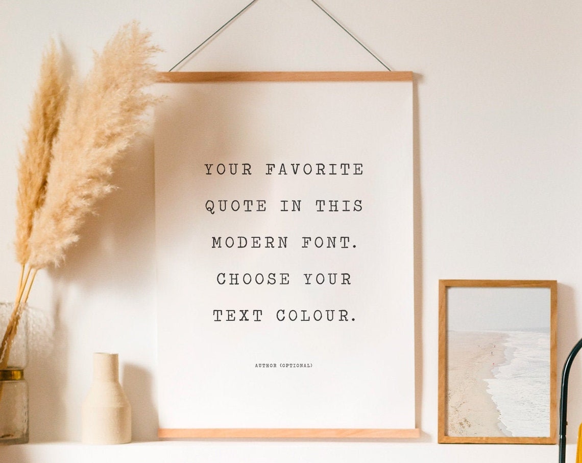 Custom Quote Print, Personalized Gift