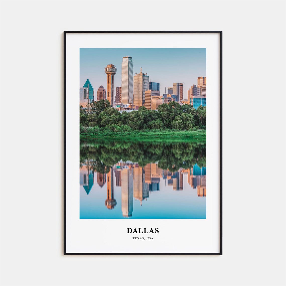 Dallas Print No 2 Dallas Photo Poster Dallas Travel Wall Art Dallas Map Print Dallas Photography Print Dallas Wall Dcor Texas Usa