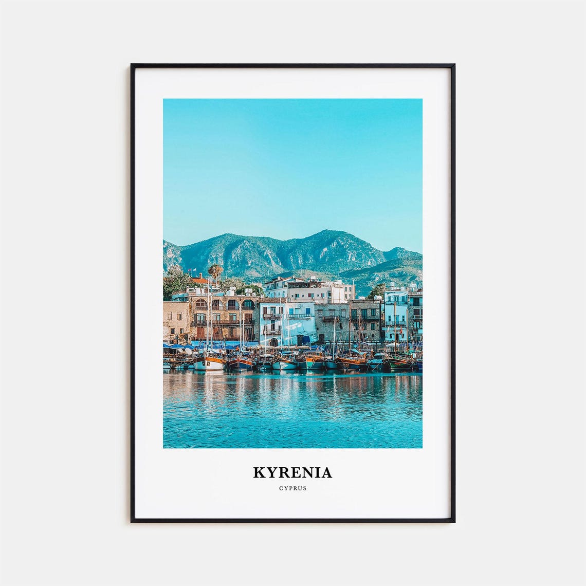 Kyrenia Print No 2 Kyrenia Photo Poster Kyrenia Travel Wall Art Kyrenia Map Print Kyrenia Photography Print Kyrenia Wall Dcor Cyprus