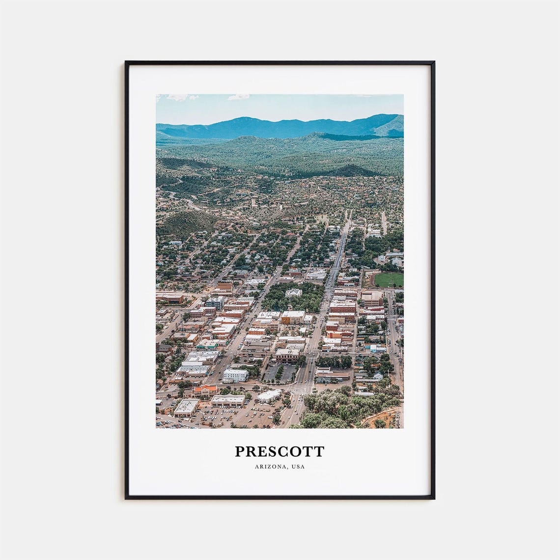 Prescott Print Prescott Photo Poster Prescott Travel Wall Art Prescott Map Print Prescott Photography Print Prescott Arizona Usa