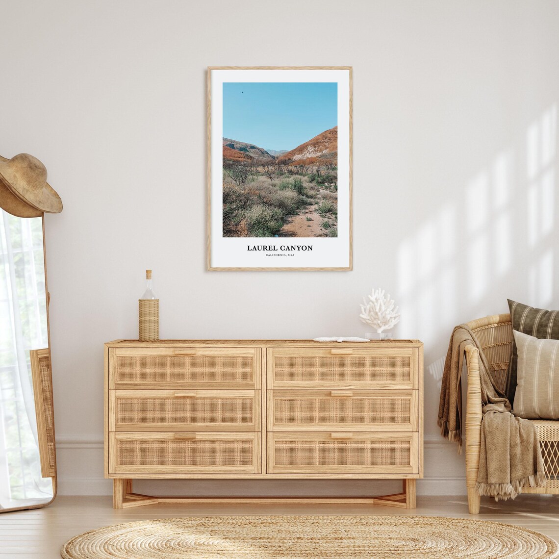 Laurel Canyon Travel Poster, California Map Art - Image 2