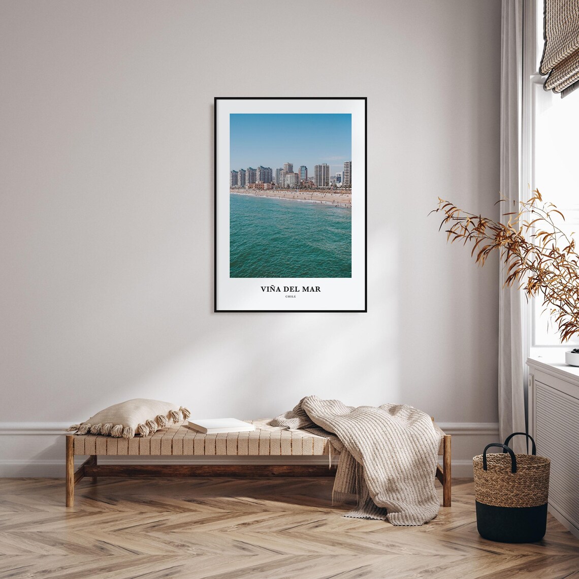 Vina Del Mar Travel Poster, Chile Place Print - Image 3