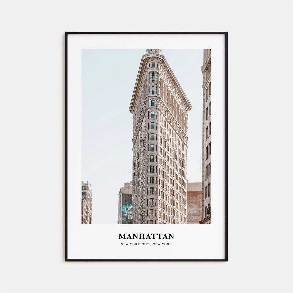Manhattan New York City Flatiron Building Architecture Poster