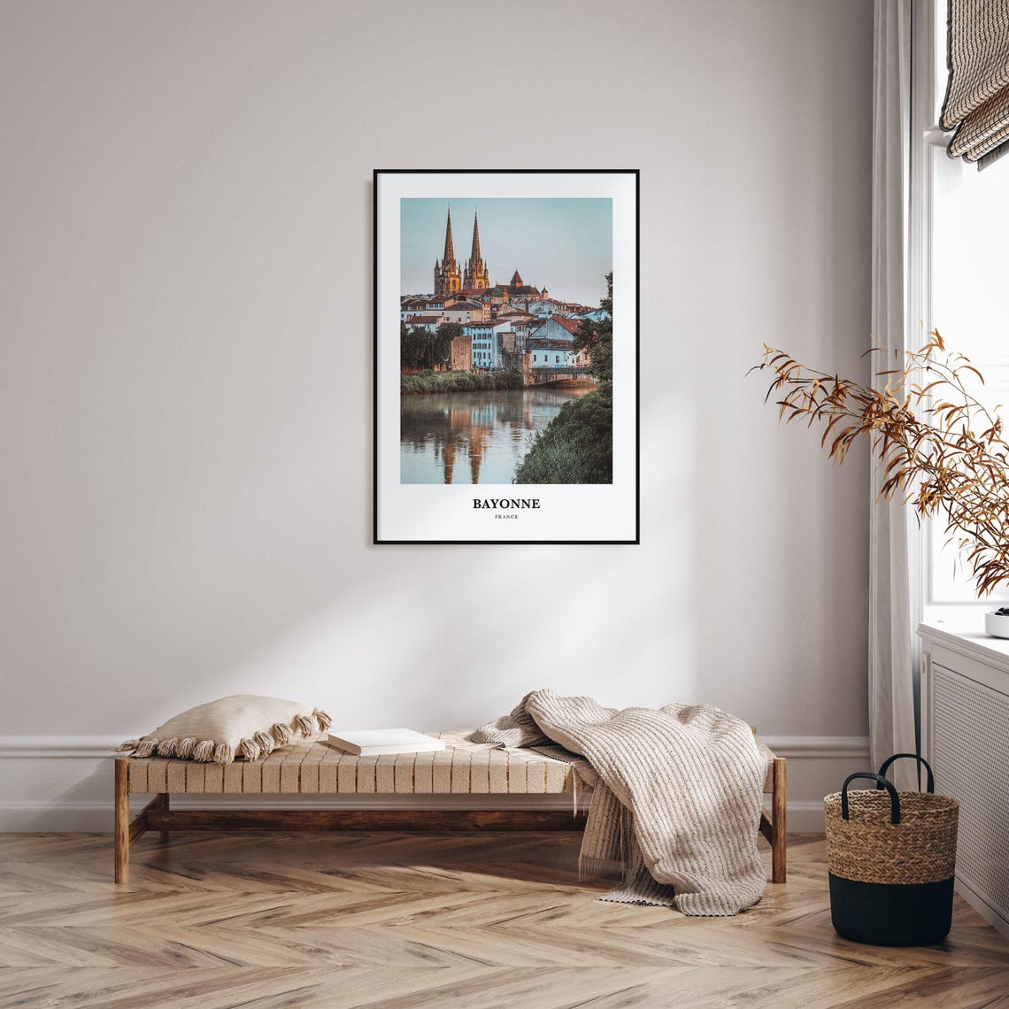 Bayonne Print France Bayonne Photo Poster Bayonne Travel Wall Art Bayonne Map Print Bayonne Photography Print Bayonne Wall Dcor - Image 3
