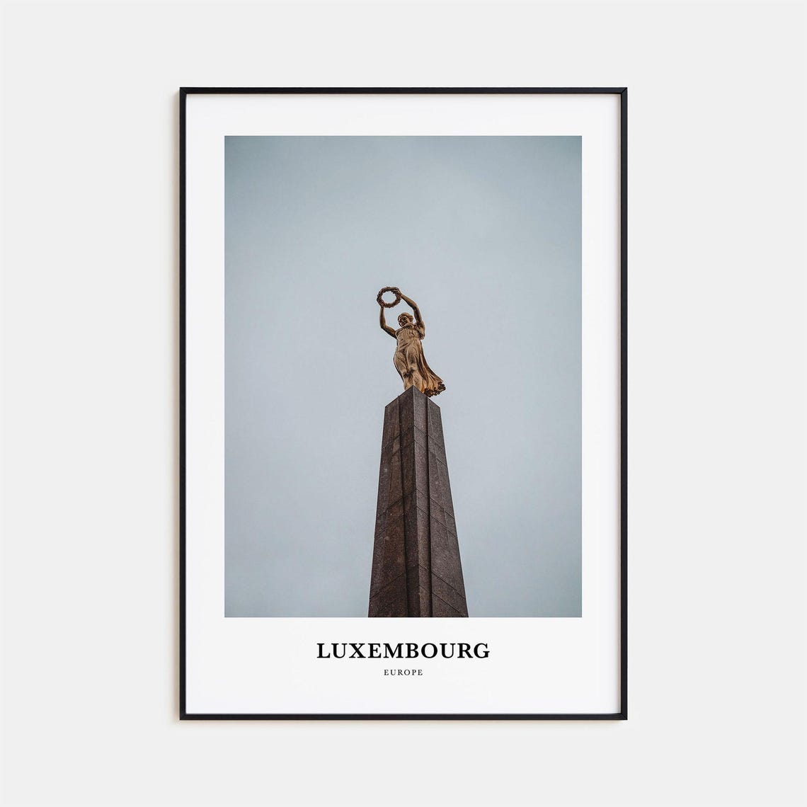 Luxembourg Print Luxembourg Photo Poster Luxembourg Travel Wall Art Luxembourg Map Print Luxembourg Photography Print Europe