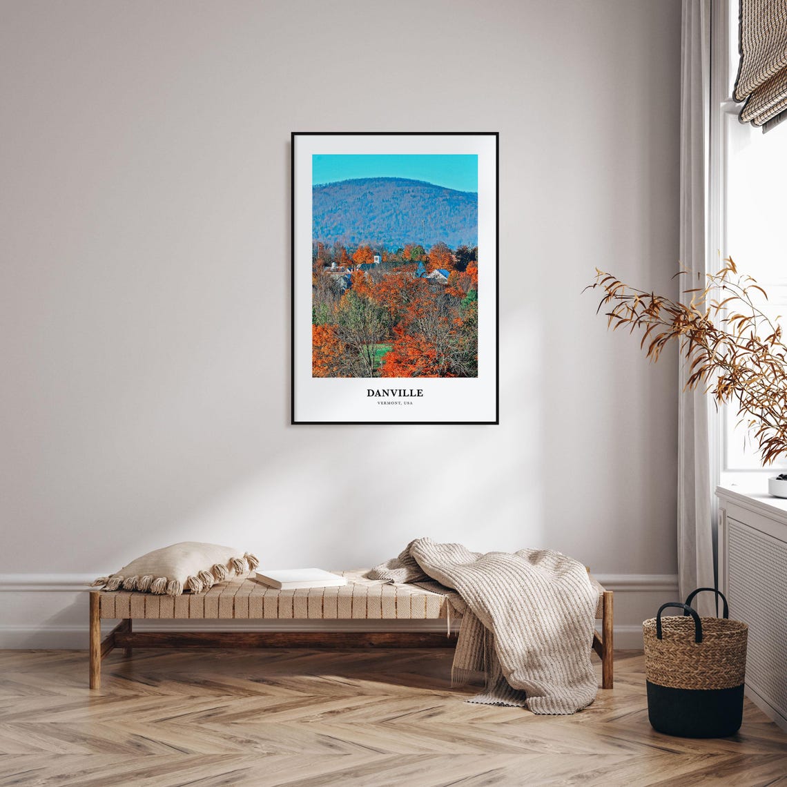 Danville Print Vermont Danville Photo Poster Danville Travel Wall Art Danville Map Print Danville Photography Print Danville Wall Usa - Image 3
