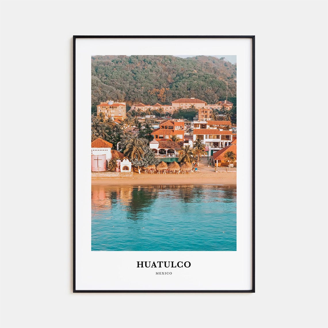 Huatulco Print Huatulco Photo Poster Huatulco Travel Wall Art Huatulco Map Print Huatulco Photography Print Huatulco Wall Dcor Mexico