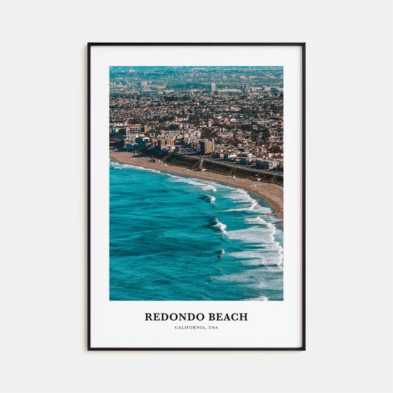 Redondo Beach Map Poster Print