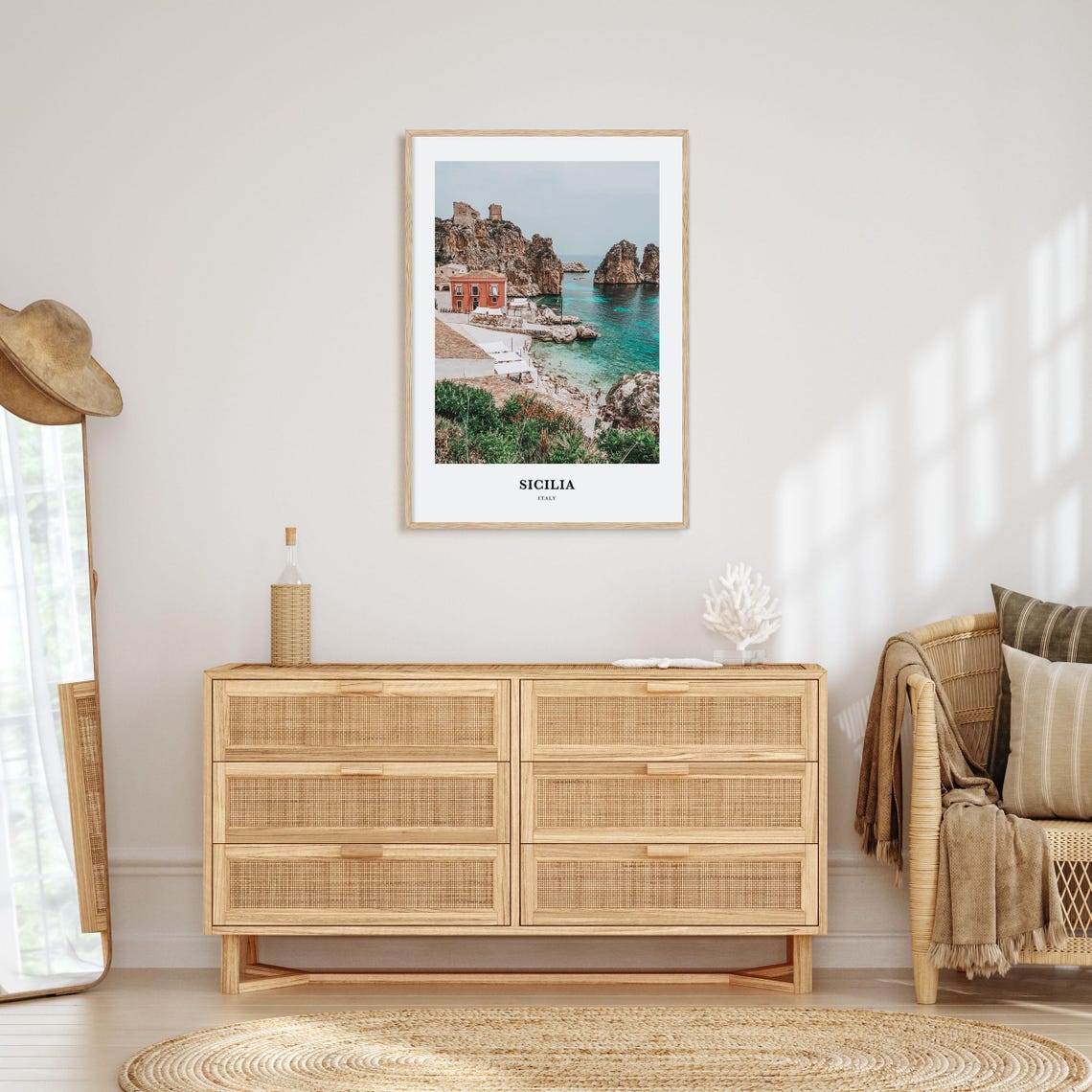 Sicilia Print Sicilia Photo Poster Sicilia Travel Wall Art Sicilia Map Print Sicilia Photography Print Sicilia Wall Dcor Italy - Image 2