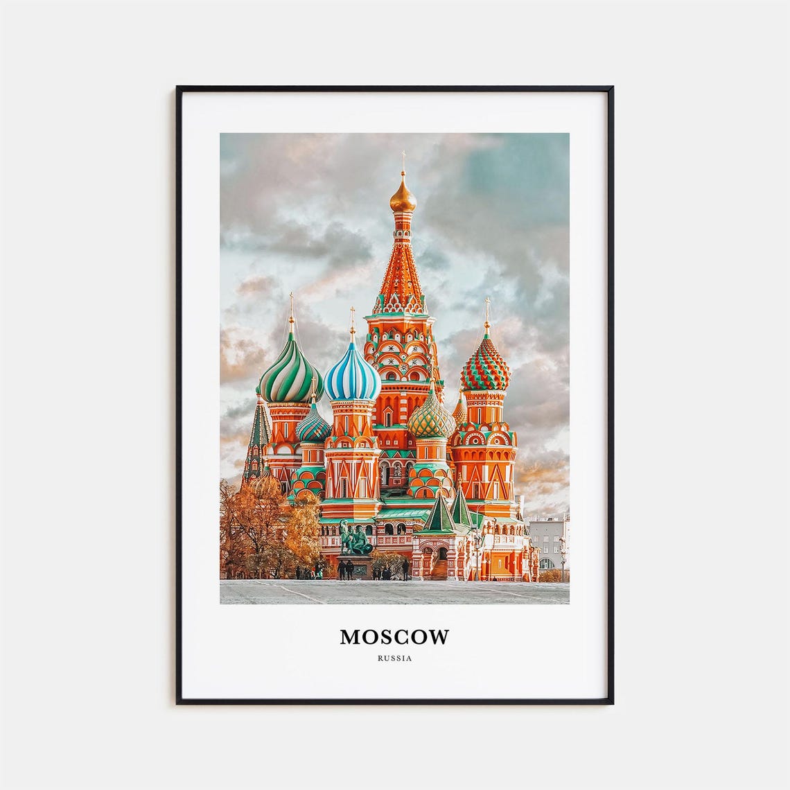 Moscow Print Russia No 1 Moscow Photo Poster Moscow Travel Wall Art Moscow Map Print Moscow Photography Print Moscow Wall Dcor