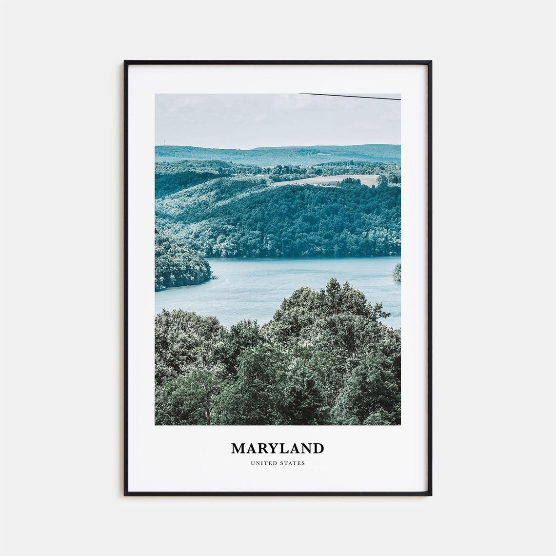 Maryland Print Maryland Photo Poster Maryland Travel Wall Art Maryland Map Print Maryland Photography Print Maryland United States